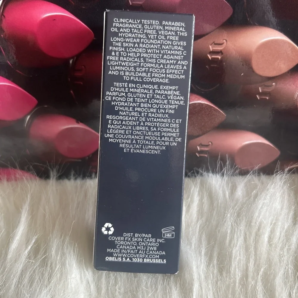 Cover FX : 'Natural Finish Foundation' g110 - Brand New In Box